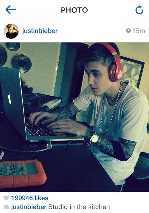 Justin bieber headset